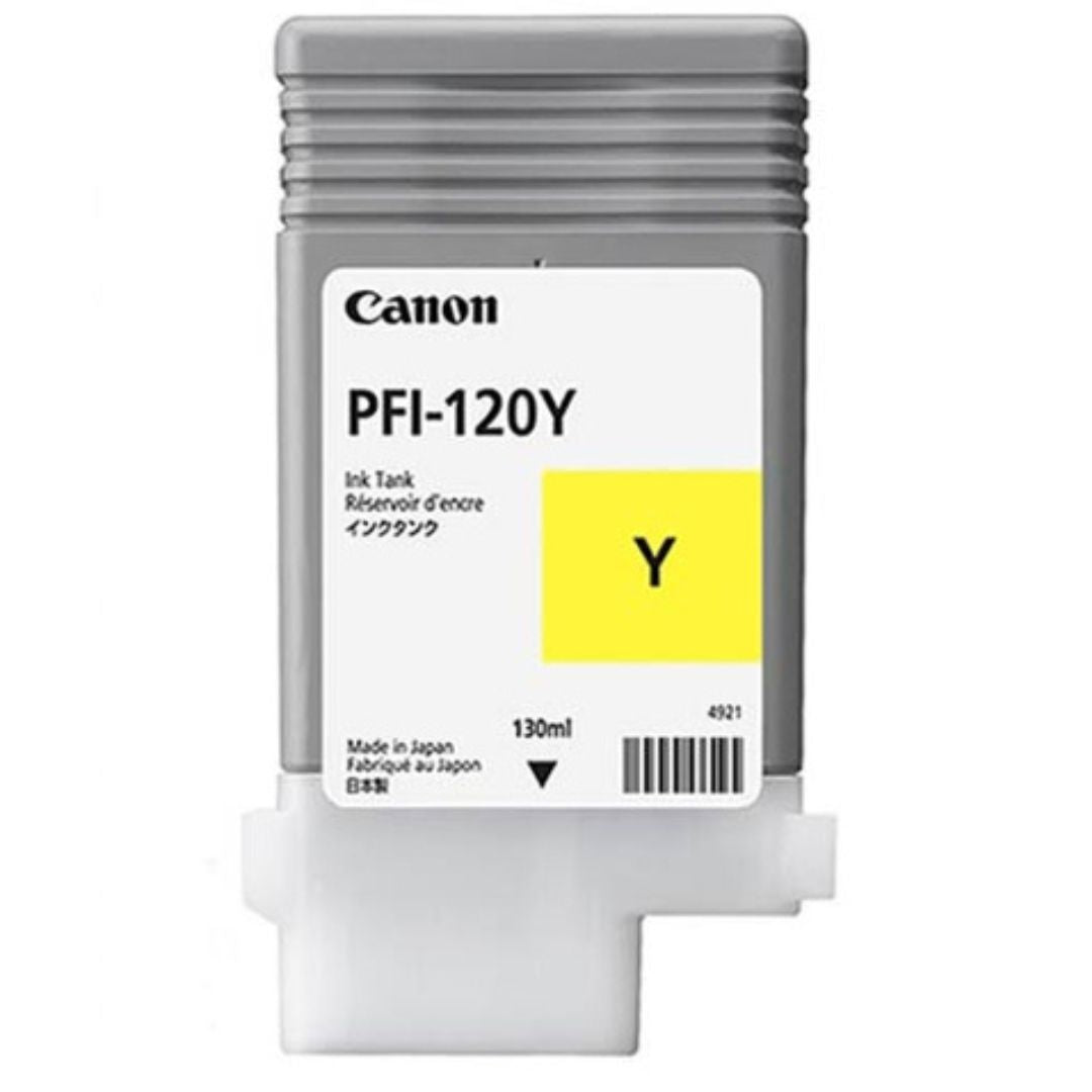 Tinta Canon PFI-120Y Amarillo | Para imagePROGRAF TM-200 / TM-205 / TM-300 / TM-305 - Panamá