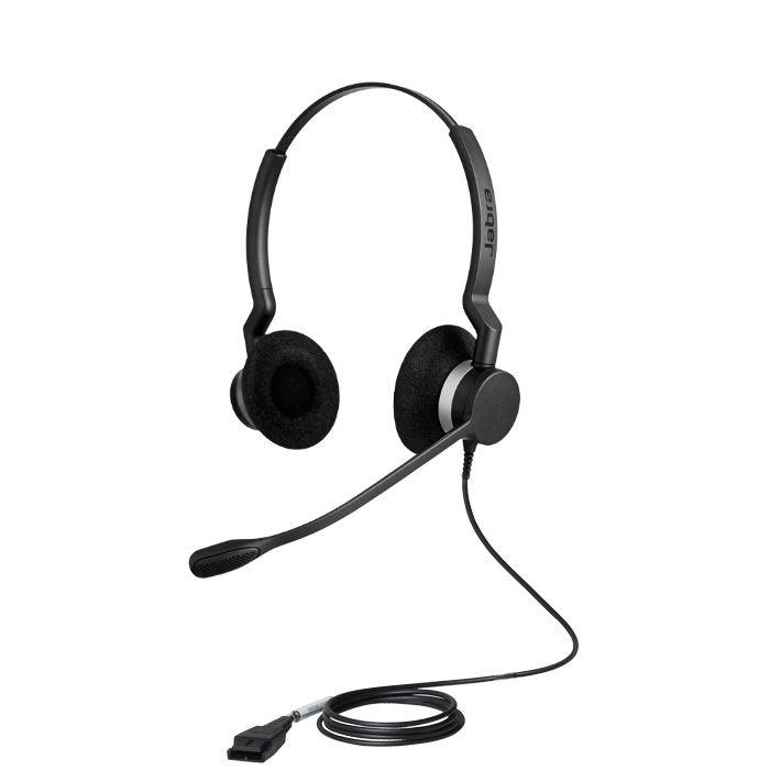 Audifono Jabra Biz 2300 Duo Conector-QD | 2309-820-105 - Panamá