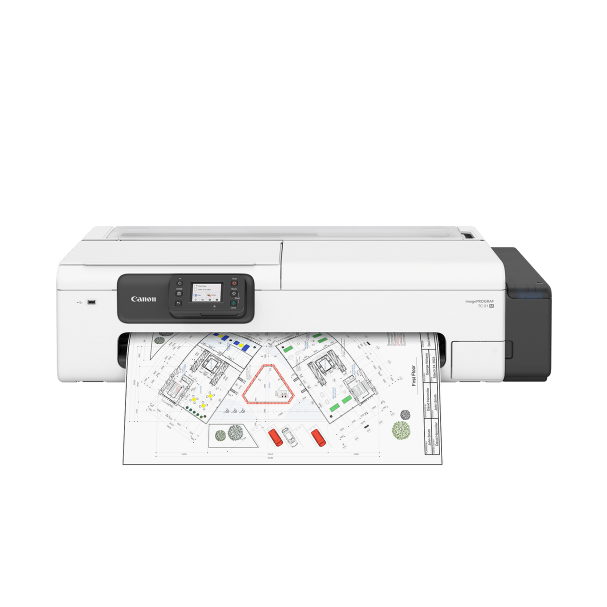 Plotter Canon imagePROGRAF TC-21M de 24 pulgadas con escáner plano tamaño Carta