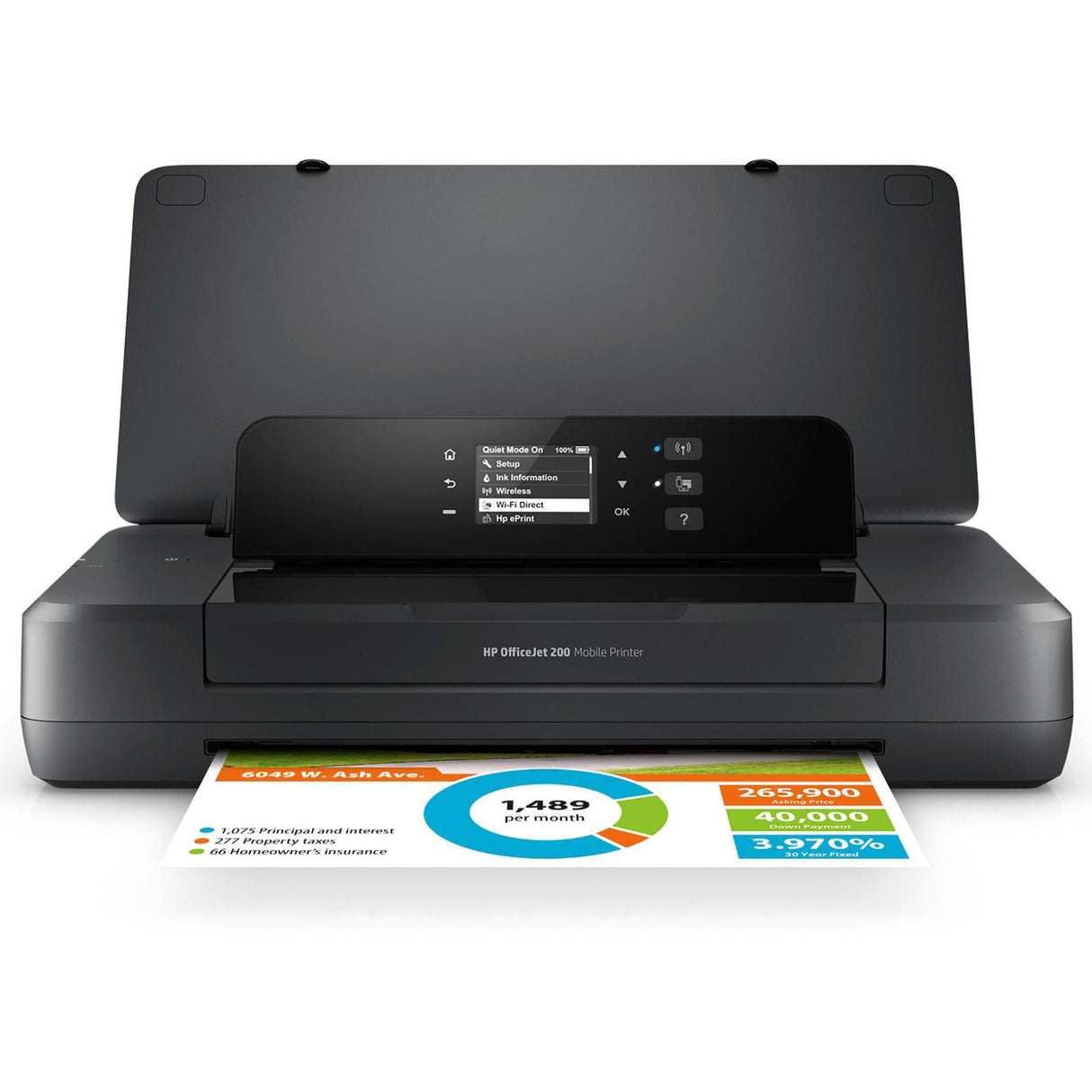 HP OfficeJet 200: Impresora Portatil Hp inalámbrica para imprimir en cualquier lugar | 10 ppm Negro / 7 ppm Color - Panamá