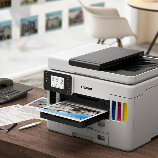 Impresora Canon MAXIFY GX7010 - Impresión Profesional - Inalámbrica - Conectividad Canon PRINT app - Alta Velocidad - 2,7” LCD Táctil | 45 ppm Negro / 25 ppm Color - Panamá