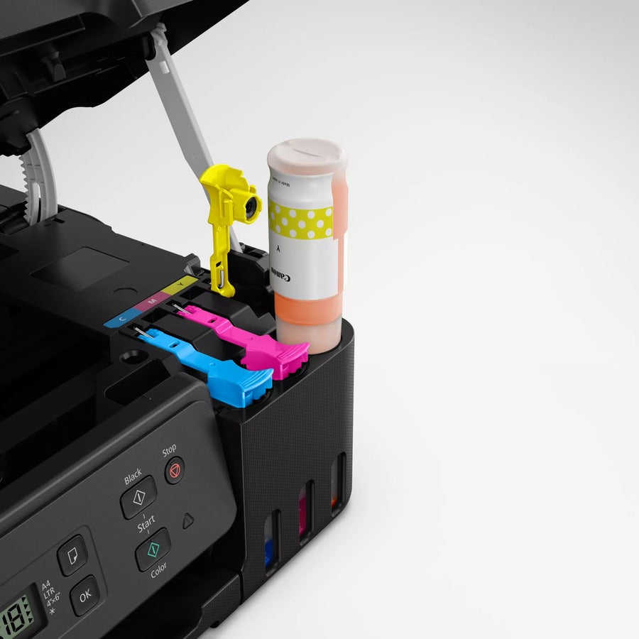 Impresora Canon Pixma G3170 Color Tinta Continua Wifi - Multifuncional - Botellas de Tinta de Alto Rendimiento - Pantalla LCD 3.4 cm | 8,8 ppm Negro / 5 ppm Color - Panamá