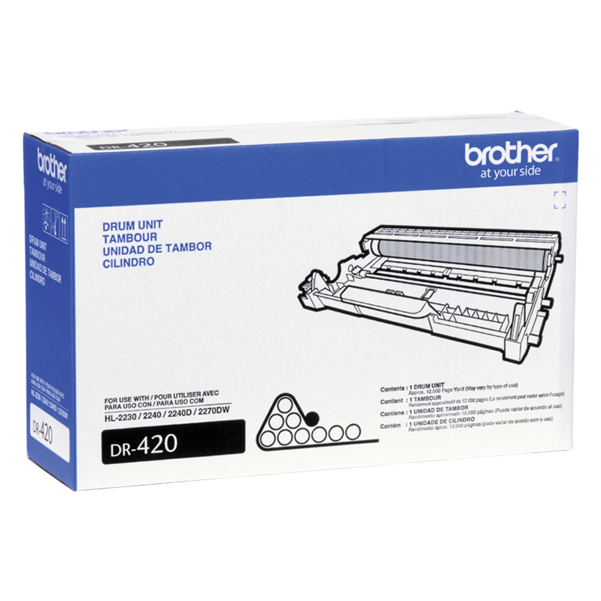 Tambor Brother DR-420 | DR420 | Para DCP-7060D / DCP-7065DN / HL-2220 / HL-2230 / HL-2240 / HL-2240D / HL-2270DW / HL-2280DW / MFC-7360N / MFC-7460DN / MFC-7860DW - Panamá