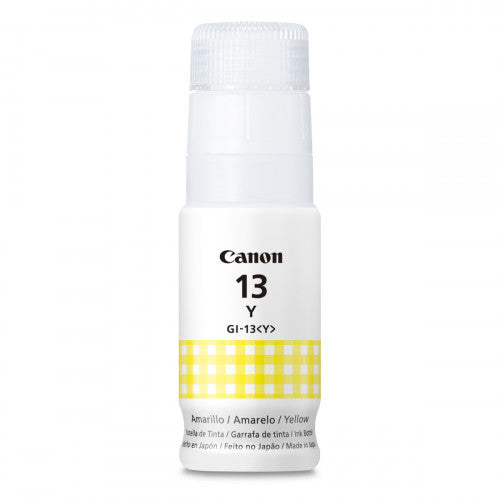 Tinta Canon GI-13Y Amarillo - Yellow | Para Pixma G510 / G610 - Panamá
