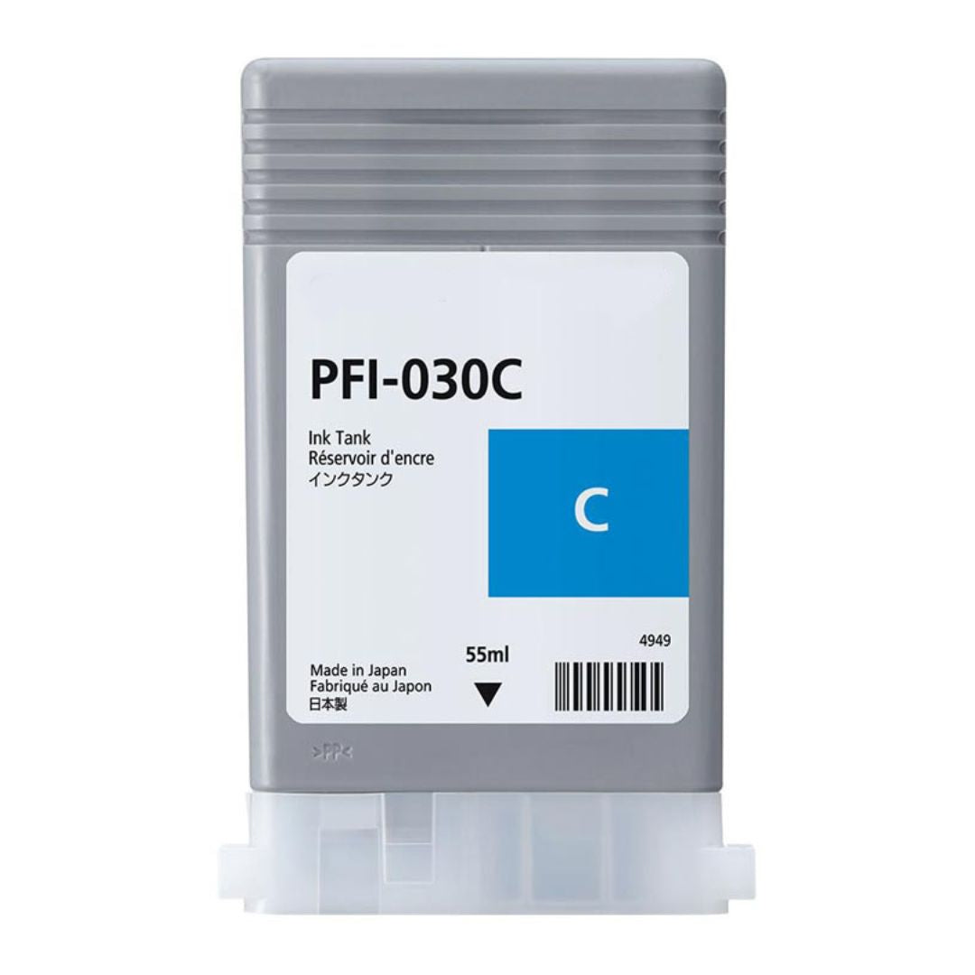 Tinta Canon PFI-030C Cyan | Para imagePROGRAF TM-240 / TM-340 / TM-340MFP / TM-240MFP - Panamá