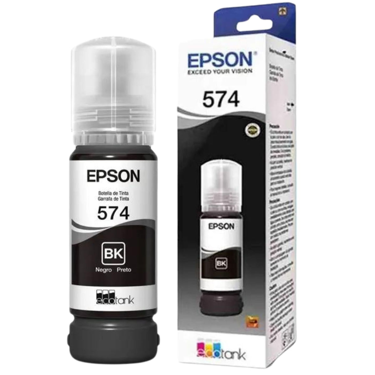 Tinta Epson T574120 - Negro | Epson 574 | Ecotank L8050/L18050 - Panamá