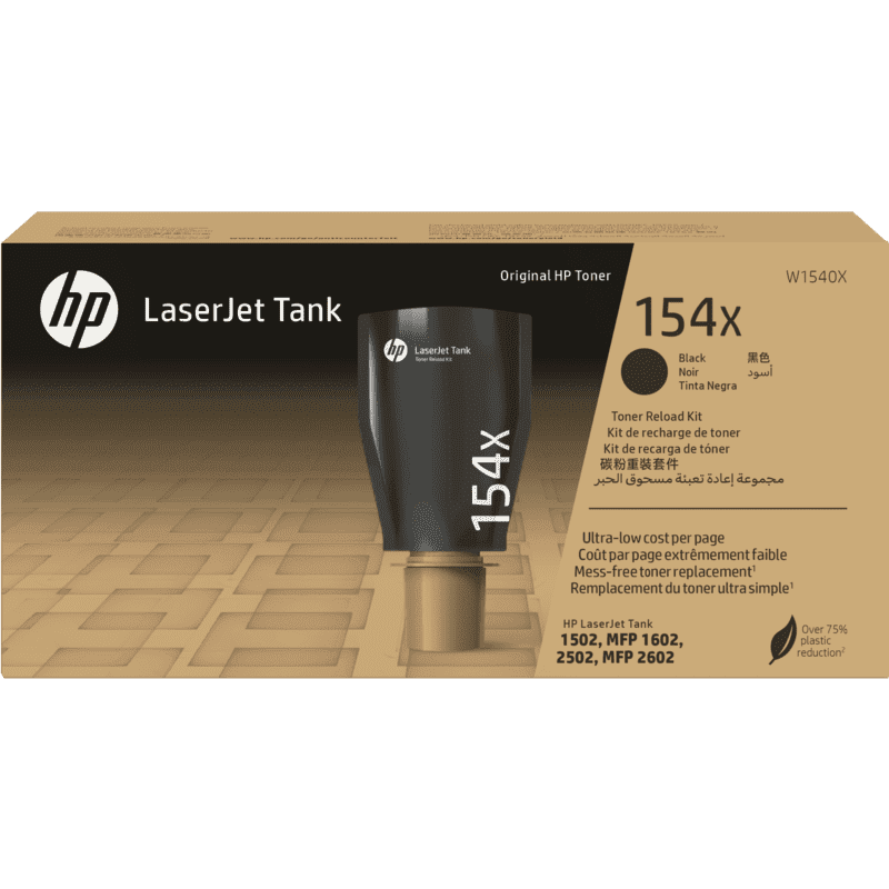 Toner Hp W1540X | 154X | Para Hp LaserJet Tank 1602 / 2602 | LaserJet 1502 / 2502 | 5,000 páginas - Panamá
