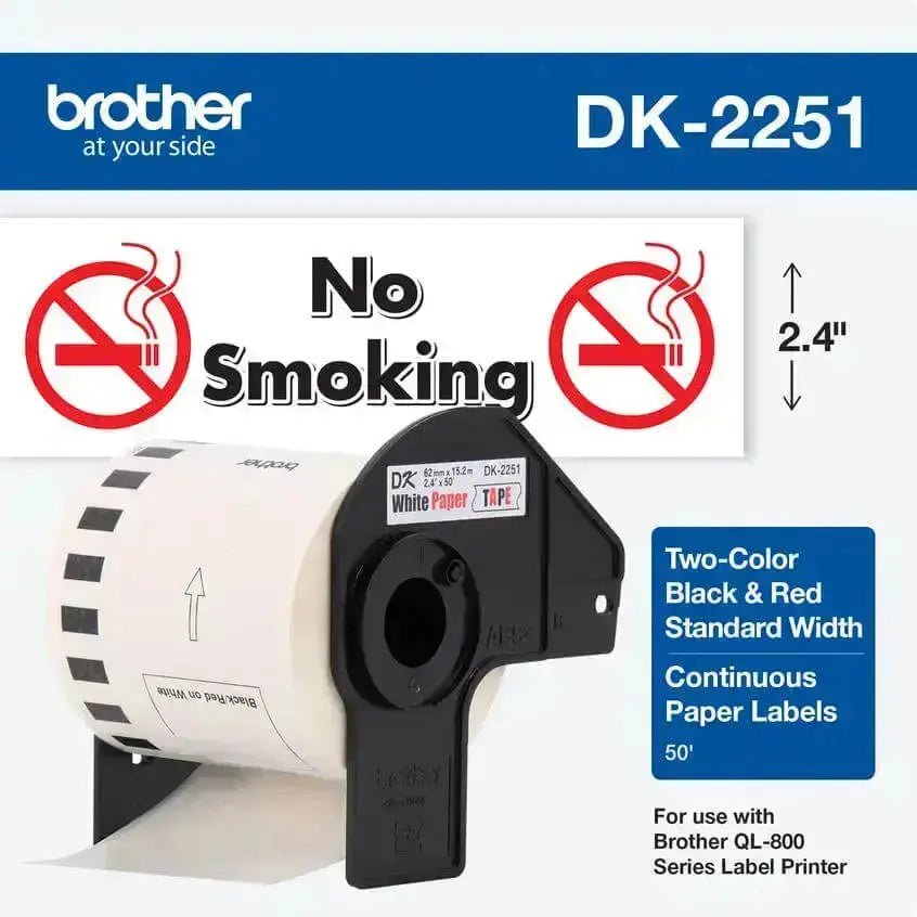Etiqueta Brother DK-2251 - 2.4" X 50 pies - Panamá
