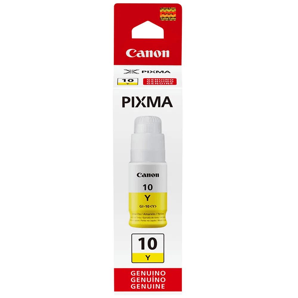 Tinta Canon GI-10Y Yellow | Para Pixma G5010 / G6010 / G7010 / GM2010 / GM4010 | 7,700 páginas - Panamá
