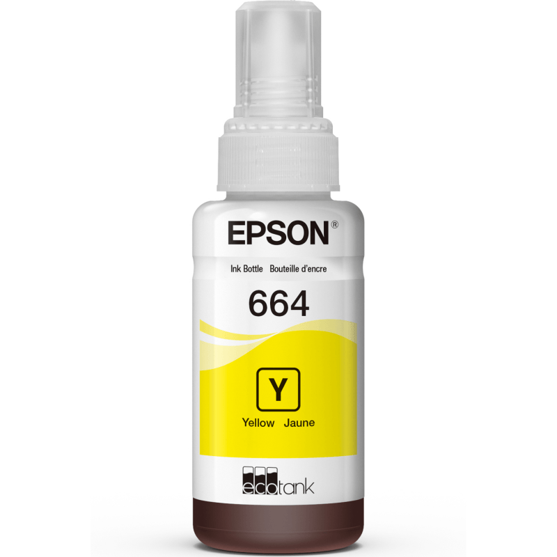 Tinta Epson T664420-AL - Yellow (664) | Ecotank L350/L355//L365/L375/L395/L475/L575/L555 - Panamá