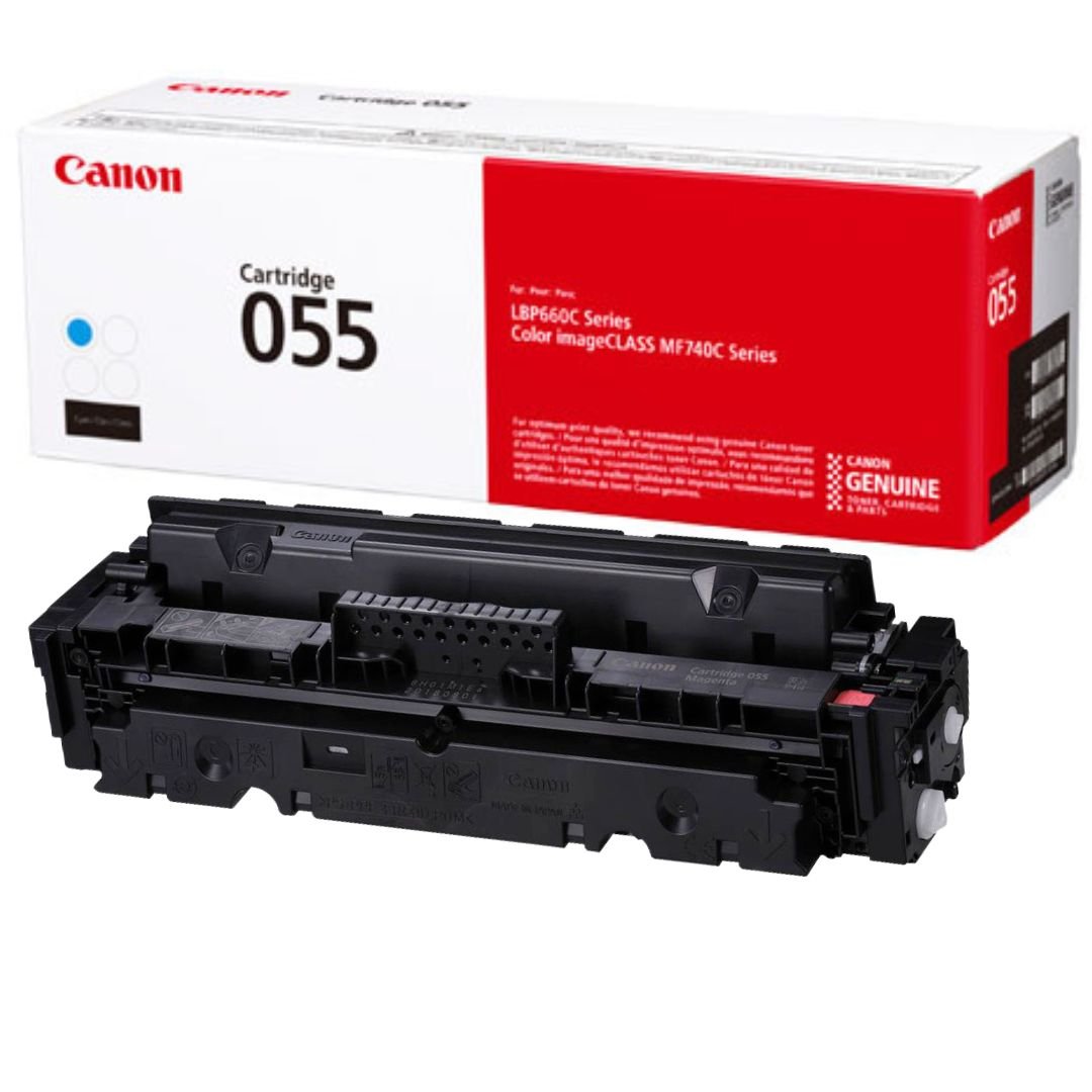 Toner Canon 055 Cyan | Para ImageClass MF743Cdw / MF741Cdw / MF745Cdw / MF746Cdw / LBP664Cdw - Panamá