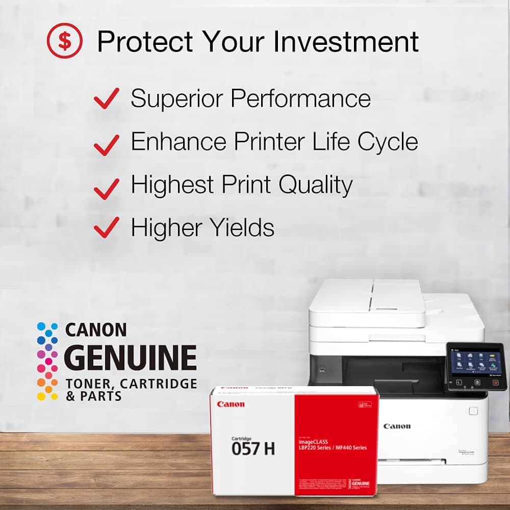 Toner Canon 057H | 057 H Negro | Para ImageCLASS MF445dw / LBP226dw | 10,000 páginas - Panamá