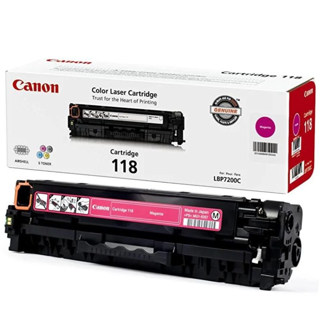 Toner Canon 118 Magenta | Para imageCLASS LBP7200cdn | LBP7660cdn | MF8350Cdn | MF8380Cdw | 2,900 páginas - Panamá