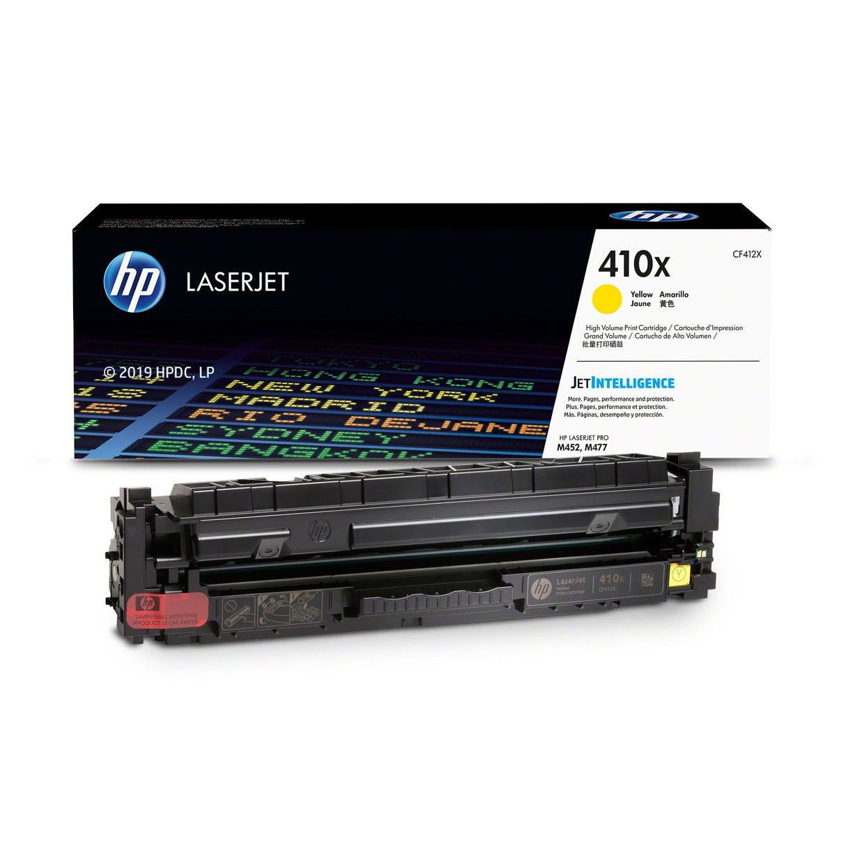 Toner Hp CF412X - 410X Amarillo | Para LaserJet Pro M452 / M477 | 5,000 páginas - Panamá