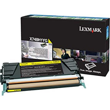 Toner Lexmark X748H1YG - Color Amarillo | Para X748de / X748dte - Panamá
