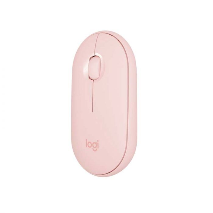 Mouse (Raton) Logitech Pebble M350-Rosado | Inalámbrico