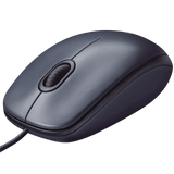 Mouse Logitech M90 | 910-004053 Negro | Cable USB