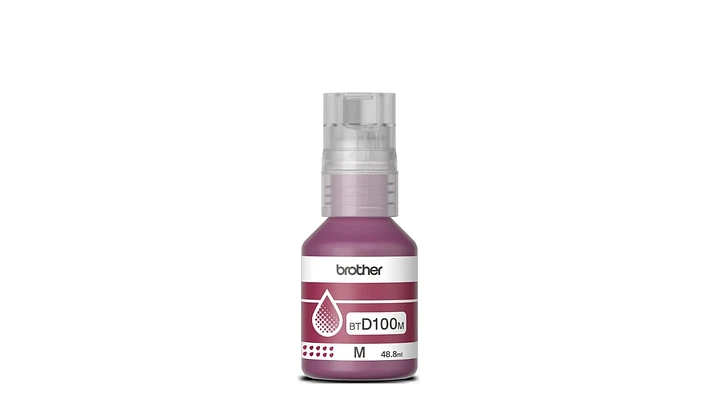 Botella de Tinta Brother BTD100M - Magenta | Para DCP-T230 / DCP-T430W / DCP-T530DW / DCP-T536DW / DCP-T730DW / MFC-T930DW | 5,000 paginas - Panamá
