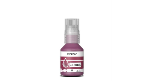Botella de Tinta Brother BTD100M - Magenta | Para DCP-T230 / DCP-T430W / DCP-T530DW / DCP-T536DW / DCP-T730DW / MFC-T930DW | 5,000 paginas - Panamá