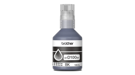 Botella de Tinta Brother BTD100BK - Negro | Para DCP-T230 / DCP-T430W / DCP-T530DW / DCP-T536DW / DCP-T730DW / MFC-T930DW | 7,500 paginas - Panamá