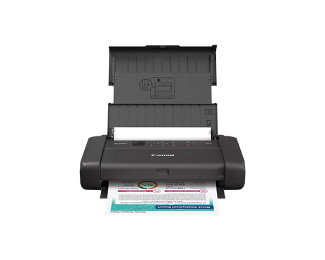 Canon Pixma TR160: Impresora Portatil Canon inalámbrica para imprimir en cualquier lugar | 8 ppm Negro / 5 ppm Color - Panamá