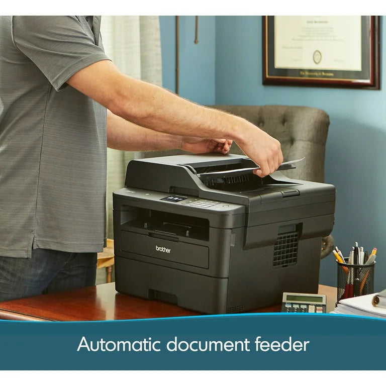 Impresora Multifuncional Blanco y Negro Brother MFCL2750DW | 36 ppm por minuto | Impresión Doble Cara Automática - Panamá