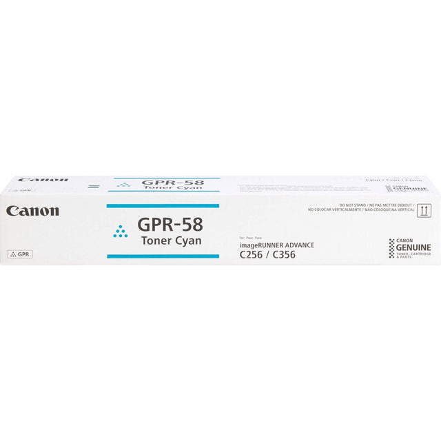 Toner Canon GPR-58 Cyan | GPR58 para Canon ImageRUNNER C256 / C356