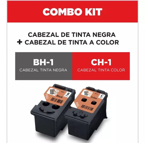 Kit de Cabezales Canon | BH-1 | CH-1 | 0692C005AA | Pixma G2100 | G2110 | G3100| G3110 | G4100 | G4110