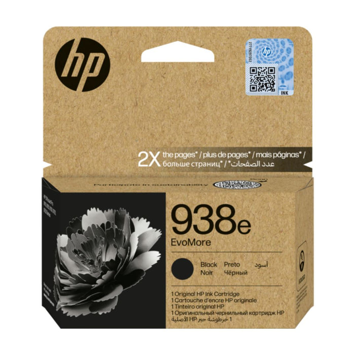 Tinta HP 938e EvoMore negro - 4S6Y2PE | Para HP OfficeJet Pro 9720 / 9730 / 9120 / 9110b / 9120b / 9130 / 9130b