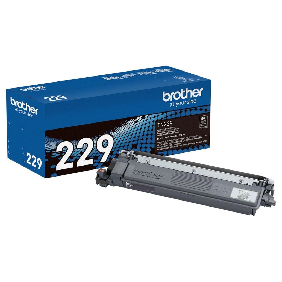 Toner Brother TN-229 Negro | TN229BK | Para HL-L3220CDW / HL-L3280CDW / HL-L3295CDW / HL-L3300CDW / HL-L8245CDW / MFC-L3720CDW / MFC-L3765CDW / MFC-L3780CDW / MFC-L8395CDW