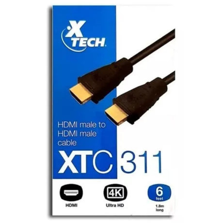 Cable XTECH | HDMI® macho a HDMI® macho | 6 pies | XTC-311