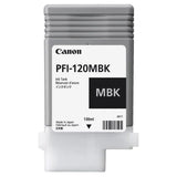 Tinta Canon PFI-120MBK Matte Black | Para imagePROGRAF TM-200 / TM-205 / TM-300 / TM-305 - Panamá