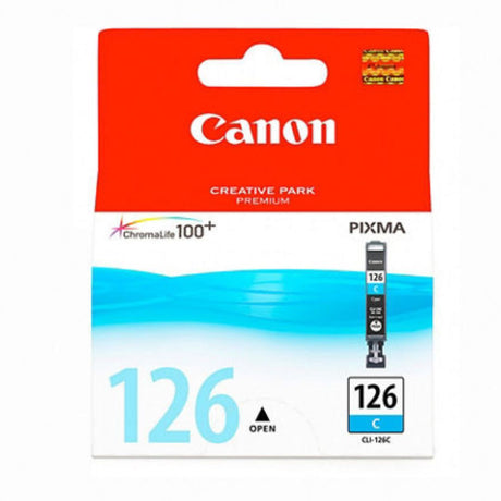 Tinta Canon CLI-126 Cyan | Para IP4910, IP4810, IX6510, MG5310, MG5210,MX711 - Panamá