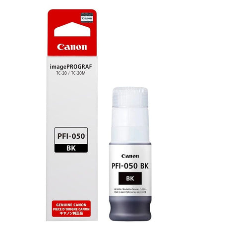 Tinta Canon PFI-050BK Negro | Para imagePROGRAF TC-20 / TC-20M - Panamá