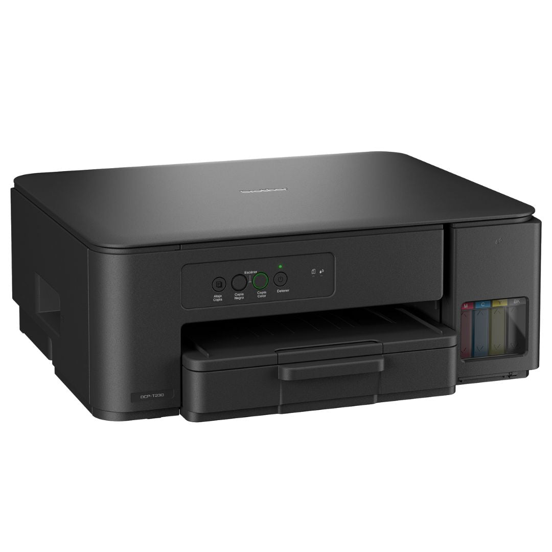Impresora Multifuncional Brother DCP-T230 Color | DCPT 230 - Tinta Continua - Conectividad USB| 27 ppm Negro / 11 ppm Color - Panamá