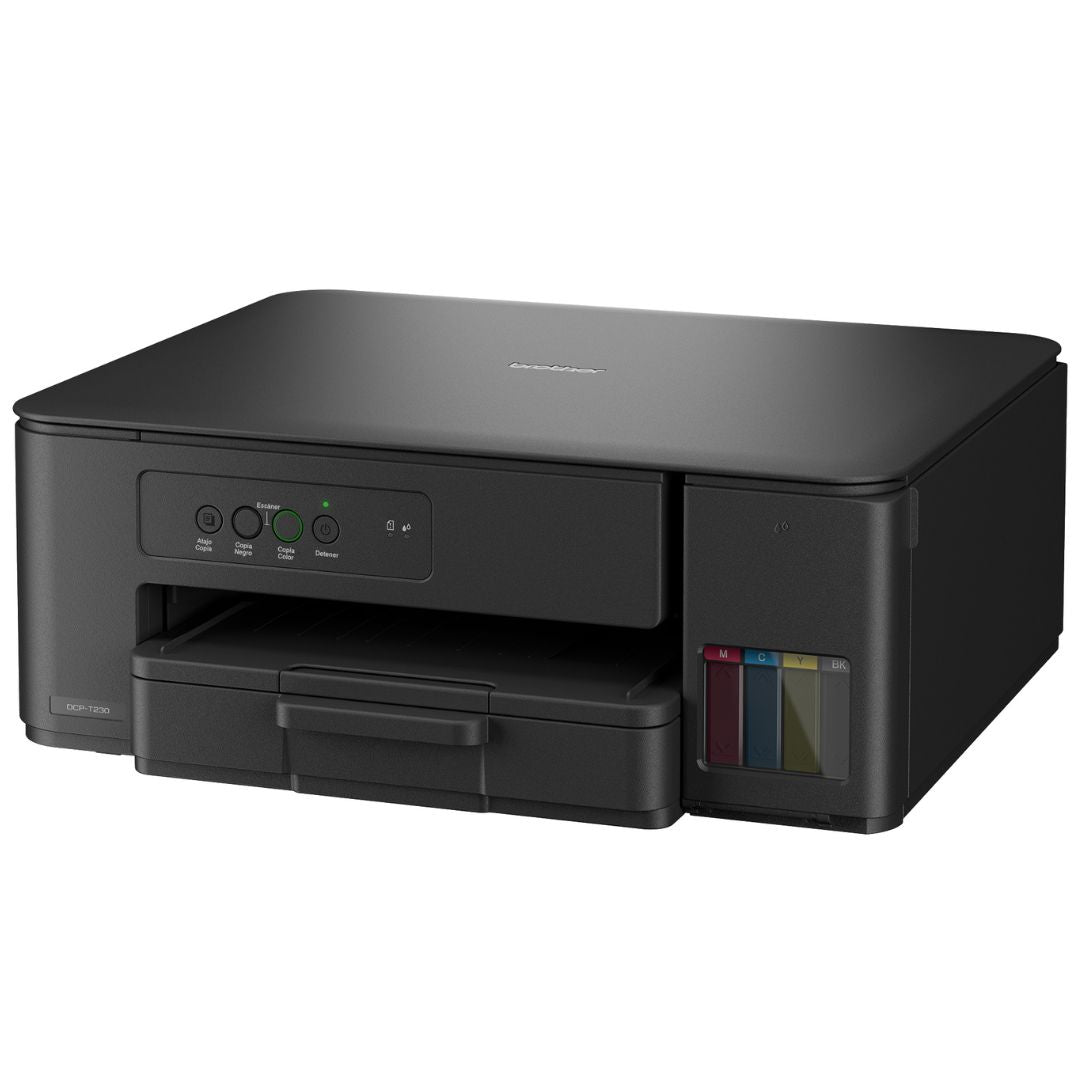 Impresora Multifuncional Brother DCP-T230 Color | DCPT 230 - Tinta Continua - Conectividad USB| 27 ppm Negro / 11 ppm Color - Panamá