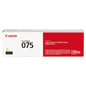 Toner Canon 075 Yellow | Para imageCLASS MF665Cdw / LBP646Cdw / LBP647Cdw / MF663Cdw / MF662Cdw  | 1,300 páginas