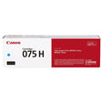Toner Canon 075H Cyan | Para imageCLASS MF665Cdw / LBP646Cdw / LBP647Cdw / MF663Cdw / MF662Cdw  | 2,500 páginas