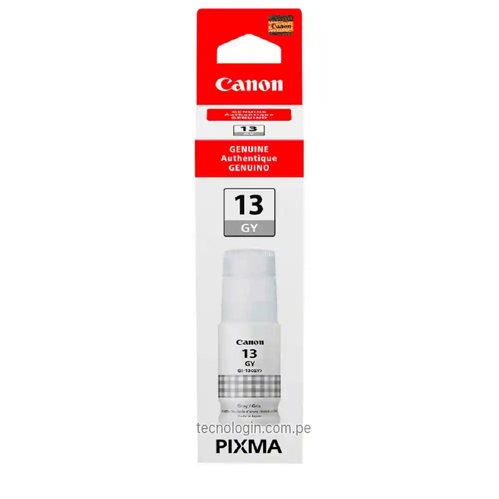 Tinta Canon GI-13GY Gris | Para Pixma G510 / G610 - Panamá