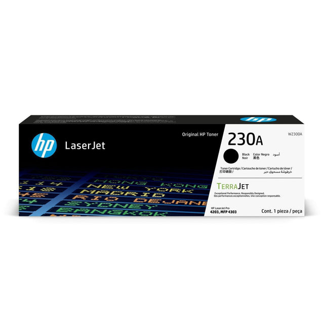 Toner Hp W2300A 230A Negro para HP LaserJet Pro 4203, 4303