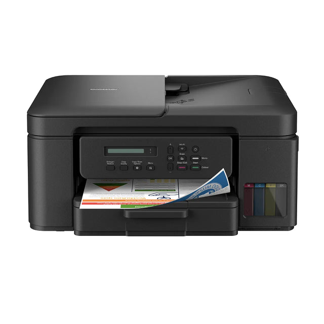 Impresora Multifuncional Brother DCP-T730DW Color | DCPT 730DW - Tinta Continua - Conectividad Inalámbrica - Impresión Dúplex | 27 ppm Negro / 23 ppm Color - Panamá