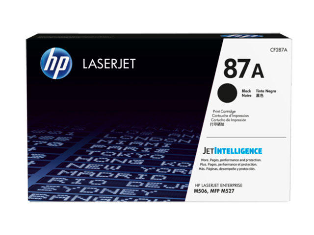 Toner Hp CF287A 87A | Para LaserJet Pro M501 | LaserJet Enterprise M506 / M527 - Panamá