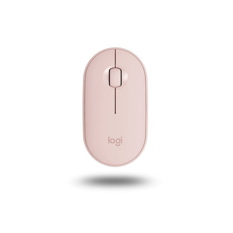 Mouse (Raton) Logitech Pebble M350-Rosado | Bluetooth