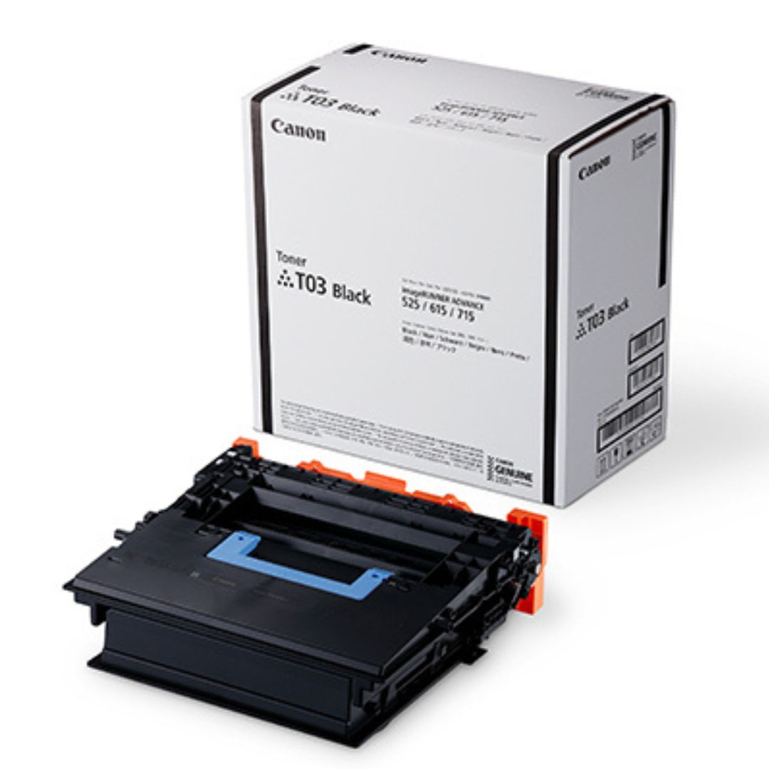 Toner Canon T03 Negro 2725C001 | Para imageRUNNER ADVANCE 525 / 527 / 529/ 615 / 617 / 619 / 715 / 717 / 719 ImageCLASS X LBP 1861 / 1871