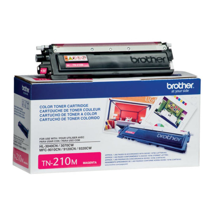 Toner Brother TN-210M | TN210M | Para HL-3040CN / HL-3045CN / HL-3070CW / HL-3075CW / MFC-9010CN / MFC-9120CN / MFC-9125CN / MFC-9320CW / MFC-9325CW