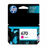 Tinta HP 670 Magenta - CZ115AL | Para DeskJet Ink Advantage 3525 / 4615 / 4625 / 5525