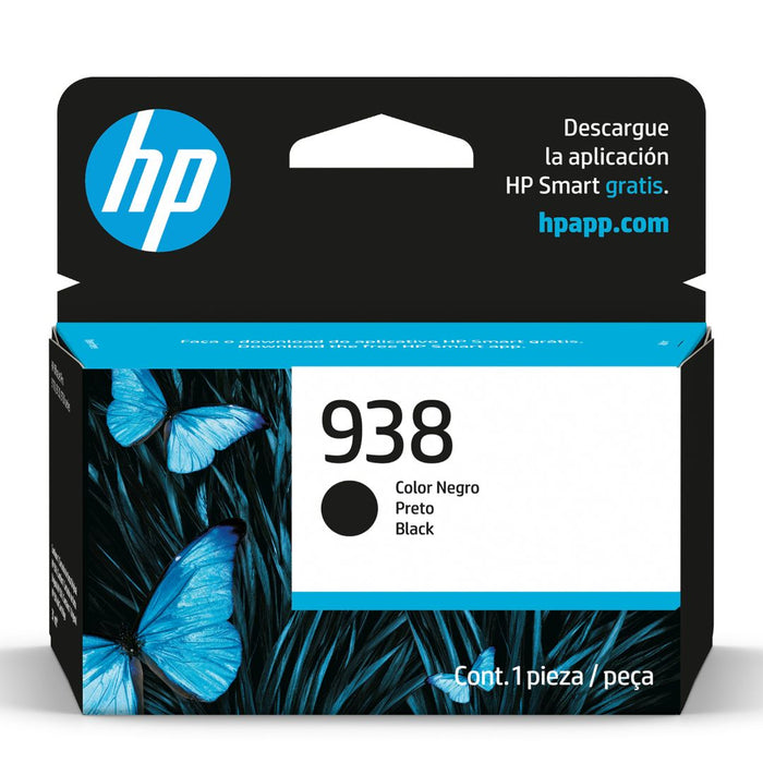 Tinta HP 938 Negra | 1,250 paginas | 4S6X8PL | OfficeJet Pro 9730 / 9110 / 9120 / 9130 / 9720