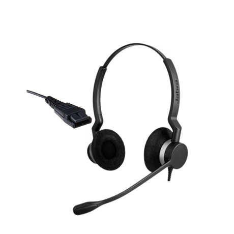 Audifono Jabra Biz 2300 Duo Conector-QD | 2309-820-105 - Panamá