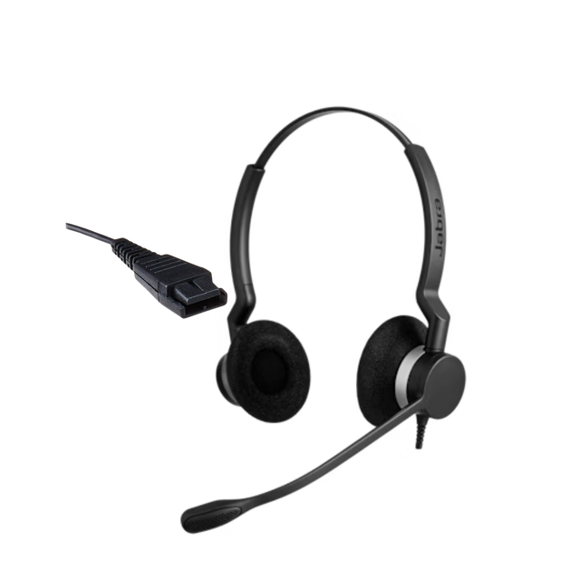 Audifono Jabra Biz 2300 Duo Conector-QD | 2309-820-105 - Panamá