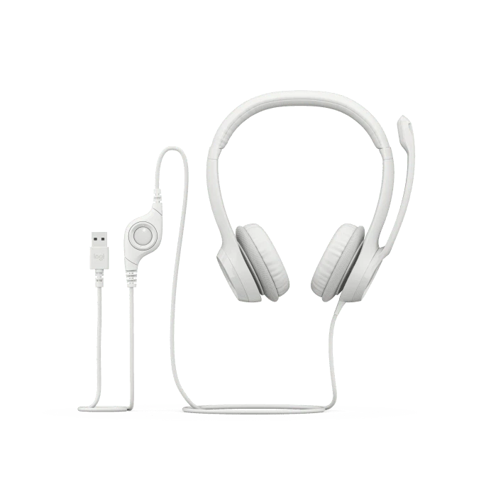 Audifonos Logitech H390-USB | Blanco - Panamá